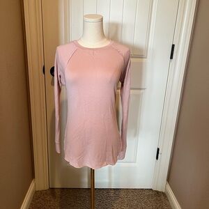 Treasure & Bond Soft Pink Long Sleeve Top